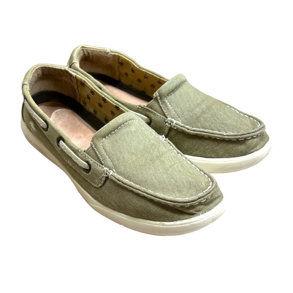 Sz 7.5 Margaritaville Olive 🫒 Flats Loafers